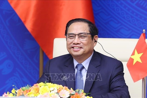 Thủ tướng Phạm Minh Chính tham dự trực tuyến Lễ công bố khởi động thảo luận về IPEF