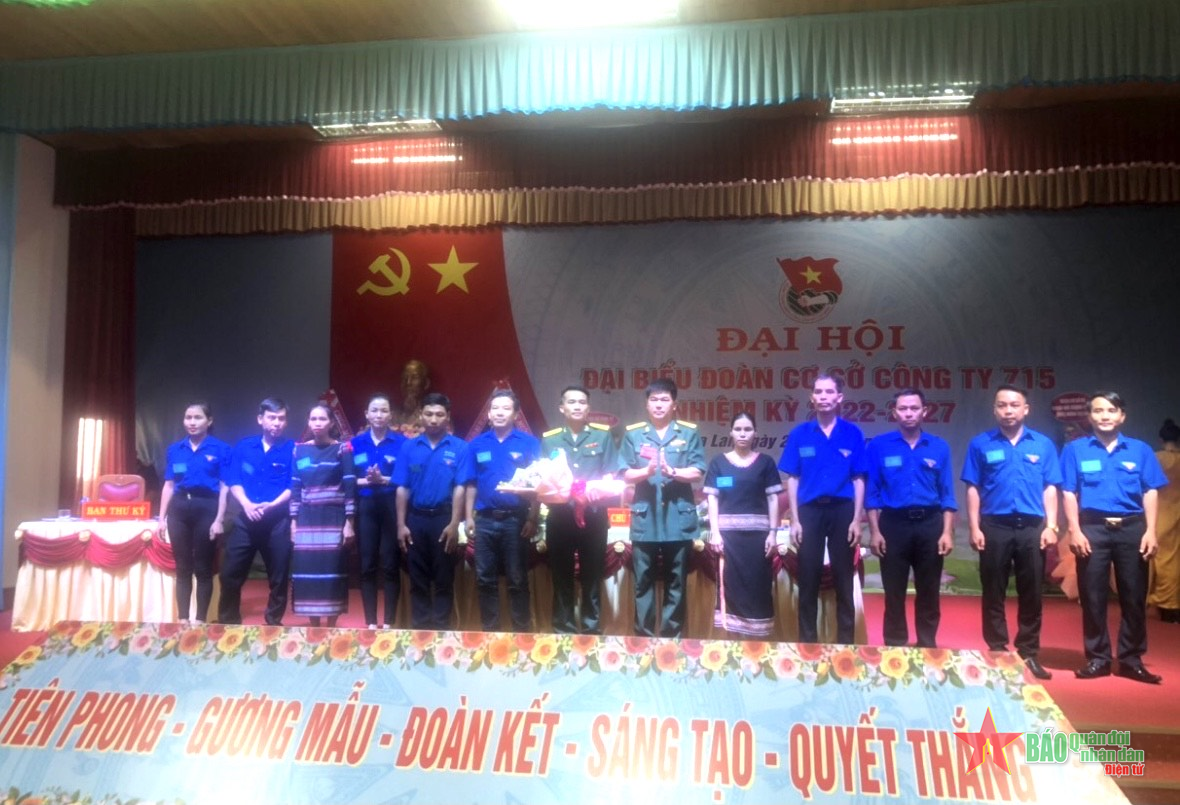 Đại hội đại biểu Đoàn cơ sở Công ty 715 nhiệm kỳ 2022-2027