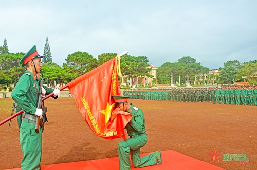 Trung đoàn Bộ binh cơ giới 48, Sư đoàn 320 (Quân đoàn 3) tổ chức lễ tuyên thệ chiến sĩ mới 
