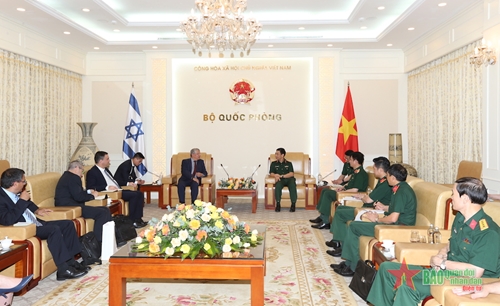 Đại tướng Phan Văn Giang tiếp Tổng Vụ trưởng Bộ Quốc phòng Israel