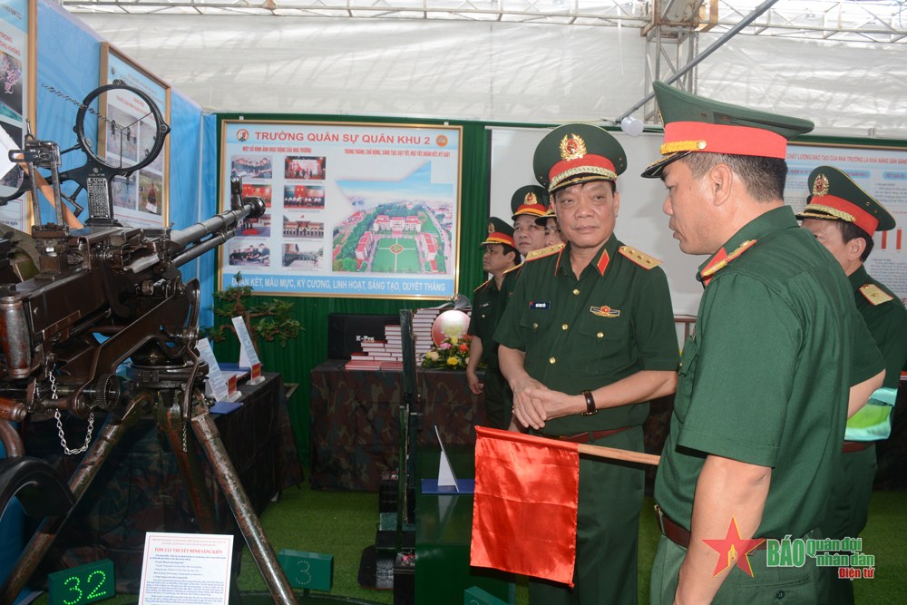 Thi sáng kiến, cải tiến trang thiết bị đào tạo các trường quân sự