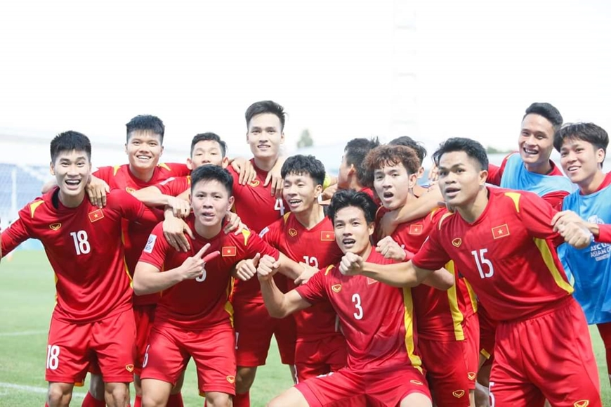 Khoảnh khắc giành Huy chương Vàng môn bóng đá nam của U23 Việt Nam  Xã hội   Báo ảnh Dân tộc và Miền núi