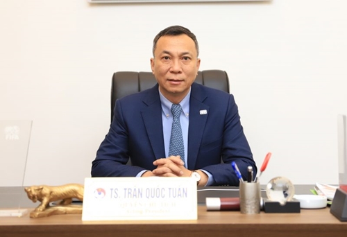 Quyền chủ tịch VFF Trần Quốc Tuấn nhận vinh dự đặc biệt tại chung kết U23 châu Á