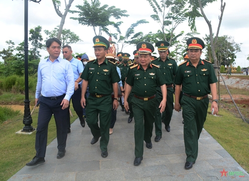 Bộ Quốc phòng kiểm tra tại Bình Phước