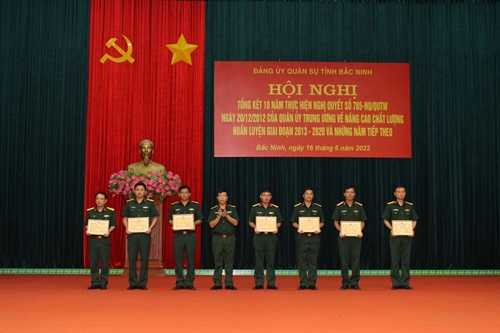 Bắc Ninh tổng kết 10 năm thực hiện Nghị quyết 765 của Quân ủy Trung ương

