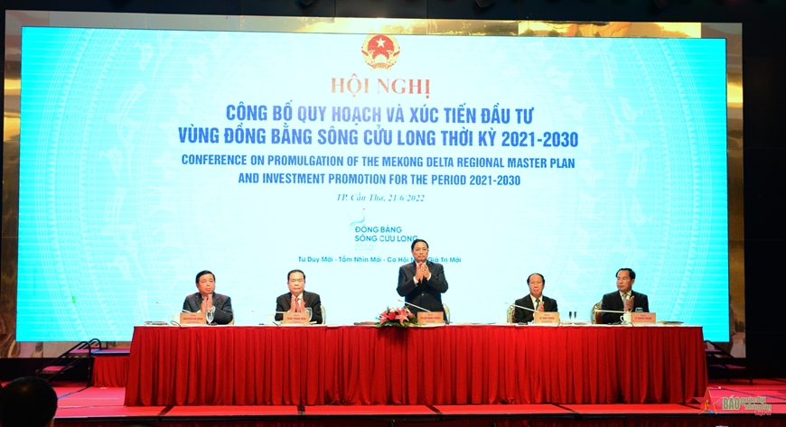 Thủ tướng Chính phủ chủ trì Hội nghị công bố quy hoạch và xúc tiến đầu tư vùng Đồng bằng sông Cửu Long