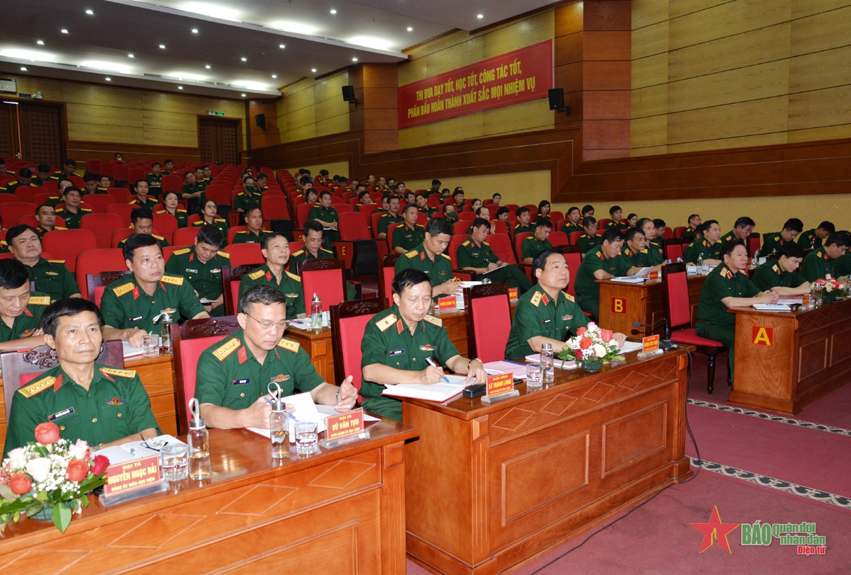 Đảng ủy Học viện Hậu cần tổng kết 10 năm thực hiện Nghị quyết 791-NQ/QUTW