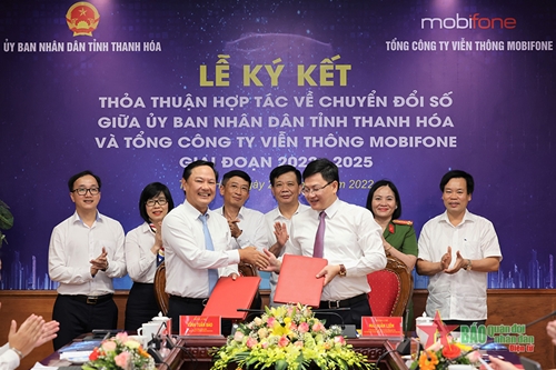 Hợp tác hỗ trợ chuyển đổi số cho tỉnh Thanh Hóa 