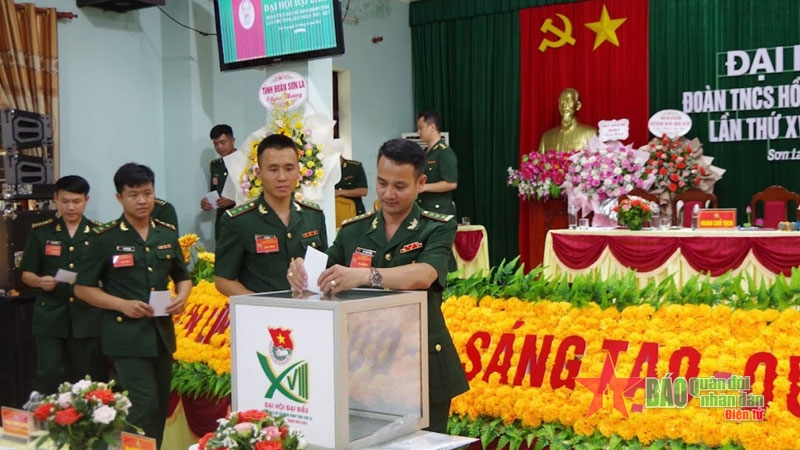 Bộ đội Biên phòng tỉnh Sơn La: Đại hội đại biểu Đoàn thanh niên lần thứ XVIII