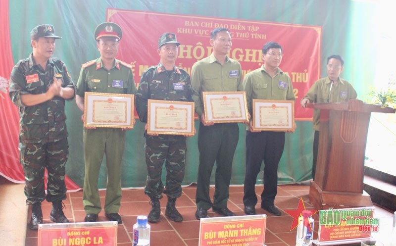 Huyện Điện Biên Đông (tỉnh Điện Biên): Diễn tập khu vực phòng thủ sát tình hình địa bàn