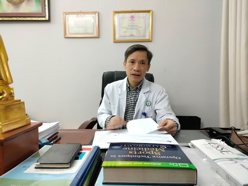 PGS, TS Nguyễn Mạnh Khánh, Phó giám đốc Bệnh viện Hữu nghị Việt Đức. 