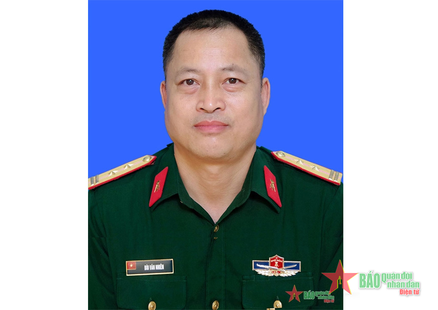 Truy thăng quân hàm Thượng tá đối với đồng chí Bùi Văn Nhiên