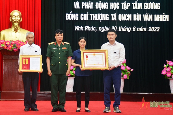 Tổng cục Công nghiệp quốc phòng Phát động học tập tấm gương Thượng tá QNCN Bùi Văn Nhiên