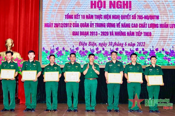 Bộ CHQS tỉnh Điện Biên Nâng cao chất lượng huấn luyện theo Nghị quyết số 765 của Quân ủy Trung ương