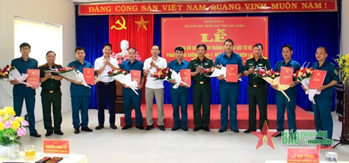 Bộ CHQS tỉnh Lai Châu: Công bố quyết định thành lập Đại đội tự vệ Pháo phòng không 37mm-1