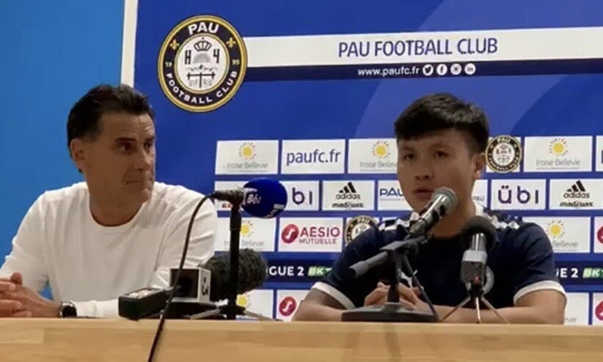 Chủ tịch Pau FC muốn cùng Quang Hải dự cúp châu Âu