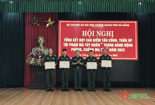 Bộ đội Biên phòng TP Đà Nẵng tổng kết đợt cao điểm tấn công, trấn áp tội phạm ma túy