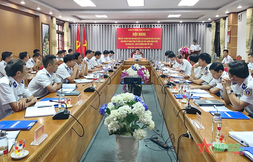 Vùng Cảnh sát biển 2 quán triệt huấn luyện “cơ bản, thiết thực, vững chắc”