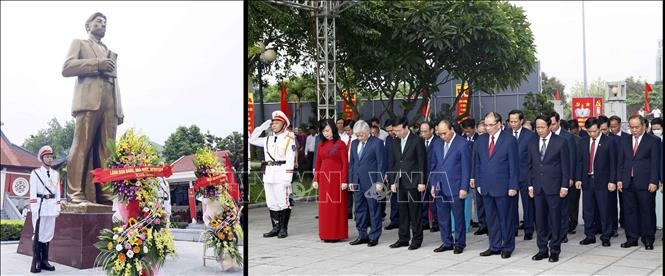 Chủ tịch nước Nguyễn Xuân Phúc dự Lễ kỷ niệm 110 năm Ngày sinh Tổng Bí thư Nguyễn Văn Cừ