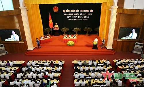 Thanh Hóa: Khai mạc Kỳ họp thứ bảy Hội đồng nhân dân tỉnh khóa XVIII