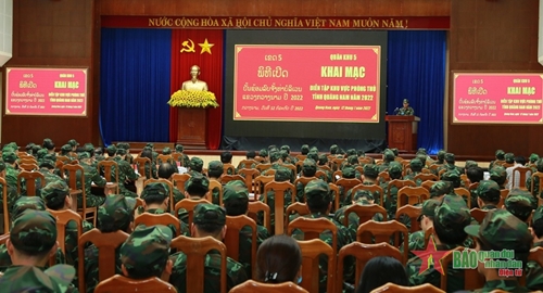 Khai mạc diễn tập khu vực phòng thủ tỉnh Quảng Nam 
