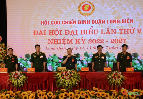 Hội cựu chiến binh quận Long Biên tổ chức Đại hội đại biểu nhiệm kỳ 2022-2027

