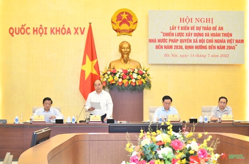 Chủ tịch nước, Chủ tịch Quốc hội đồng chủ trì hội nghị về xây dựng Nhà nước pháp quyền xã hội chủ nghĩa Việt Nam