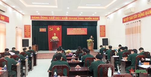 Đảng ủy Công ty 622 (Quân khu 9) sơ kết 5 năm thực hiện Nghị quyết 425 của Quân ủy Trung ương