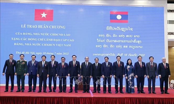 Tổ chức trọng thể Lễ kỷ niệm 60 năm Ngày thiết lập quan hệ ngoại giao Việt Nam-Lào