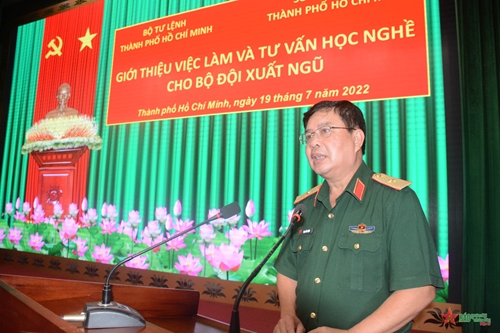 TP Hồ Chí Minh giới thiệu việc làm, tư vấn học nghề cho bộ đội xuất ngũ