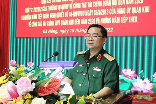 Đảng ủy Quân khu 5: Tổng kết 10 năm thực hiện nghị quyết của Thường vụ Quân ủy Trung ương về công tác tài chính quân đội

