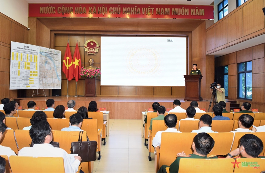 Quận Ba Đình, TP Hà Nội khai mạc diễn tập khu vực phòng thủ năm 2022