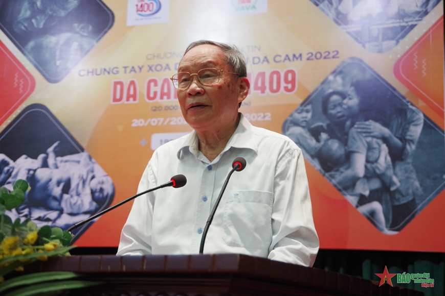 Phát động Chương trình nhắn tin “Chung tay xoa dịu nỗi đau da cam năm 2022”