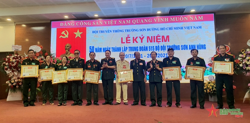 Gặp mặt truyền thống Trung đoàn 515 Trường Sơn