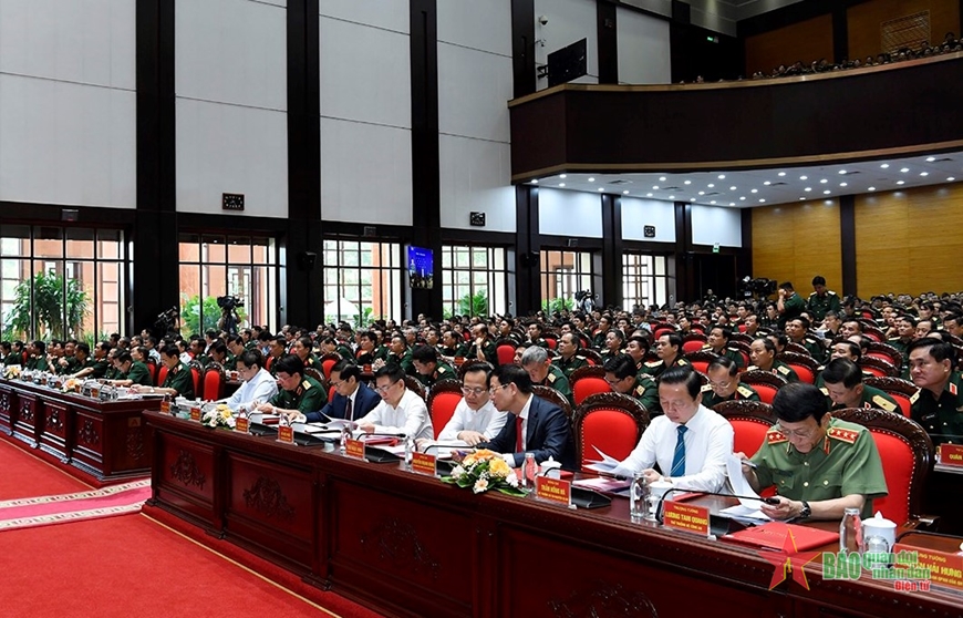 Thủ tướng Chính phủ Phạm Minh Chính dự, chỉ đạo Hội nghị Quân chính toàn quân 6 tháng đầu năm 2022