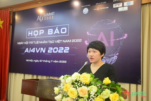 Ngày hội Trí tuệ nhân tạo Việt Nam 2022 dự kiến tổ chức vào ngày 22-9