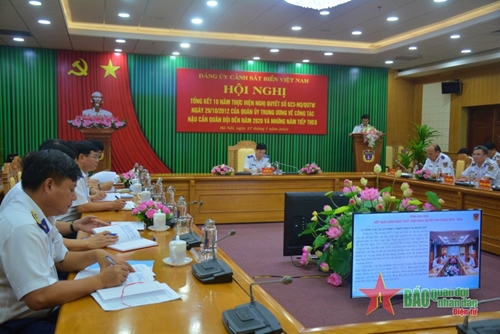 Đảng ủy Cảnh sát biển Việt Nam tổng kết 10 năm thực hiện Nghị quyết 623