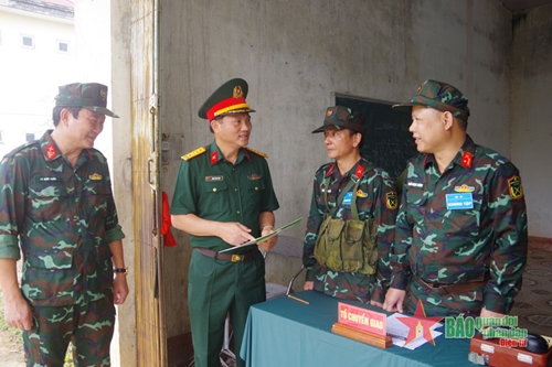 Huyện Hàm Yên (tỉnh Tuyên Quang) diễn tập động viên quân nhân dự bị