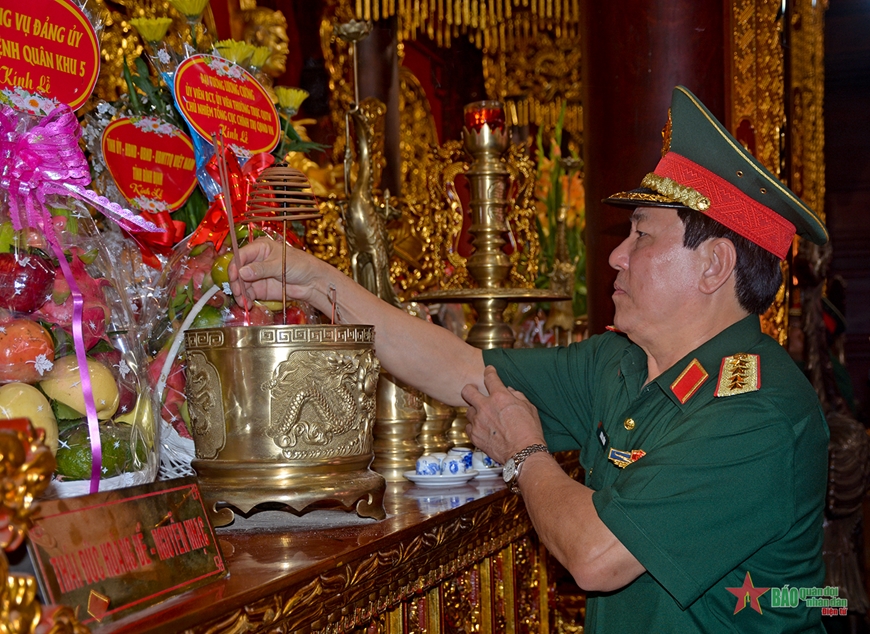 Đại tướng Lương Cường làm việc tại tỉnh Bình Định