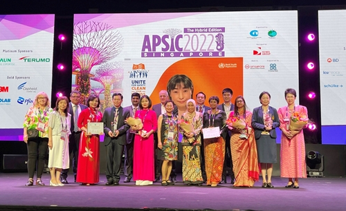 Bệnh viện TƯQĐ 108 nhận giải thưởng Vệ sinh tay Xuất sắc châu Á-Thái Bình Dương