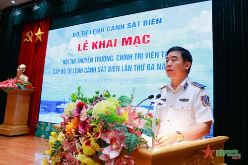 Khai mạc Hội thi thuyền trưởng, chính trị viên tàu cấp Bộ tư lệnh Cảnh sát biển lần thứ 3