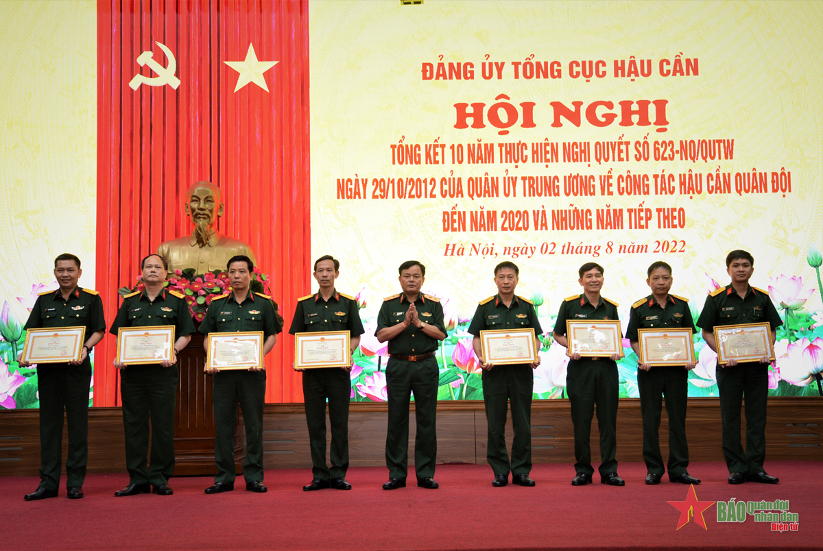 Đảng ủy Tổng cục Hậu cần tổng kết 10 năm thực hiện Nghị quyết số 623-NQ/QUTW