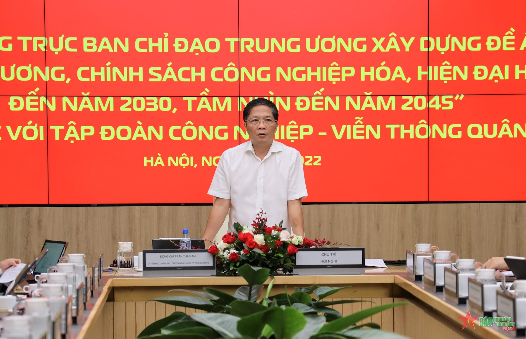 Ban Kinh tế Trung ương làm việc với Tập đoàn Công nghiệp - Viễn thông Quân đội (Viettel) về công nghiệp hóa, hiện đại hóa 