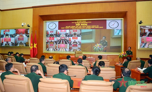 Thượng tướng Lê Huy Vịnh chủ trì Hội nghị sơ kết công tác cải cách hành chính và phát triển Chính phủ điện tử