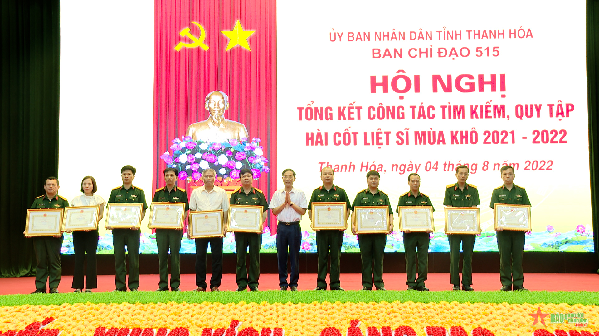 Thanh Hóa tổng kết công tác tìm kiếm, quy tập hài cốt liệt sĩ mùa khô năm 2021-2022