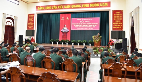 Đảng ủy Quân khu 9 tổng kết 10 năm thực hiện Chỉ thị số 572 của Thường vụ Quân ủy Trung ương

