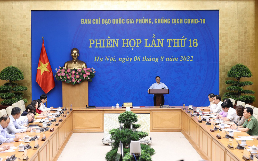 Phiên họp lần thứ 16 Ban Chỉ đạo Quốc gia phòng, chống dịch Covid-19