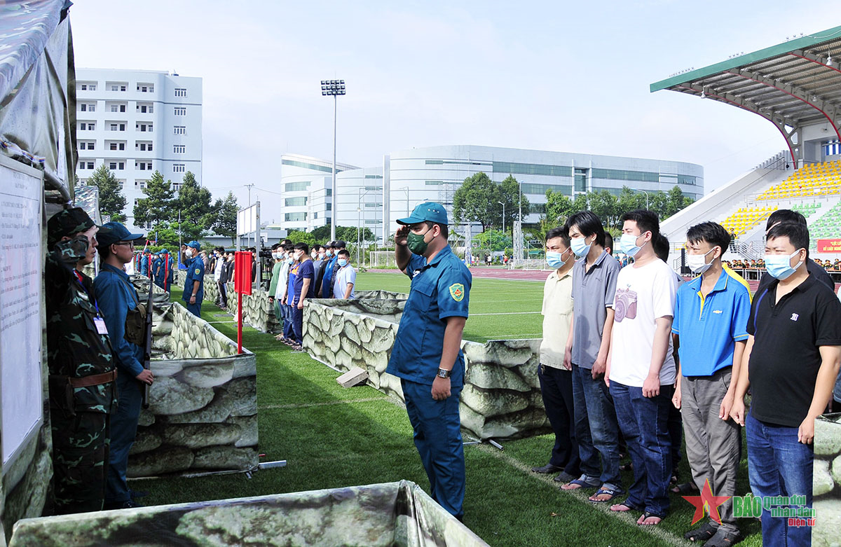 Diễn tập động viên, thực hành huy động quân nhân dự bị năm 2022