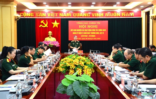 Tổng cục Chính trị QĐND Việt Nam: Triển khai toàn diện, hiệu quả hoạt động Đền ơn đáp nghĩa