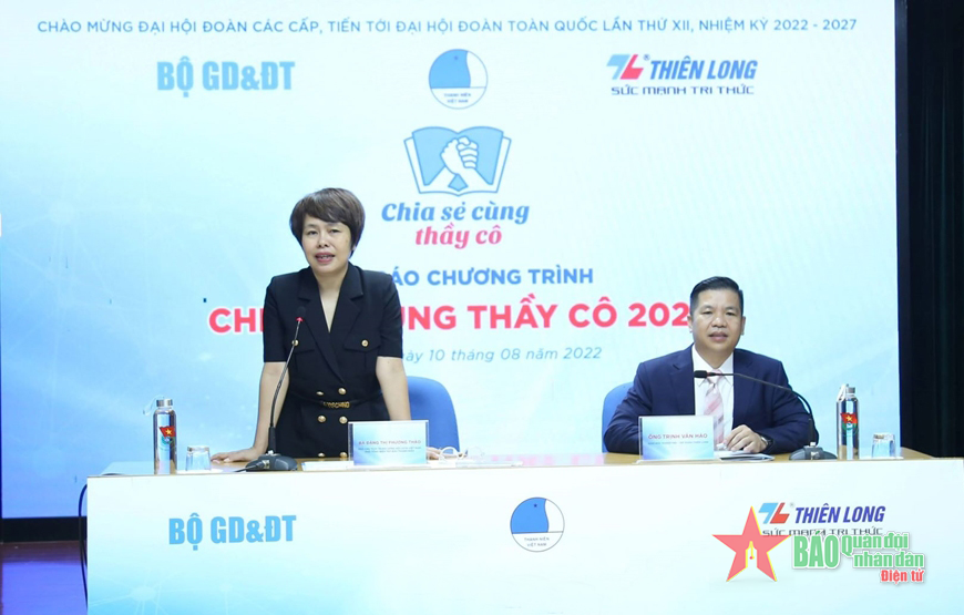 Khởi động chương trình “Chia sẻ cùng thầy cô” năm 2022